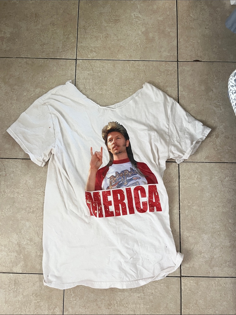 White Graphic 'MERICA' Short-Sleeve Men's T-Shirt